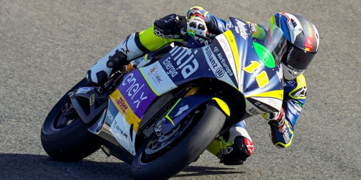 Xavi Cardelús en una competició de MotoE.