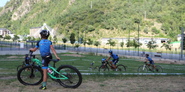 El nou circuit de BTT i ciclocròs d’Andorra la Vella.