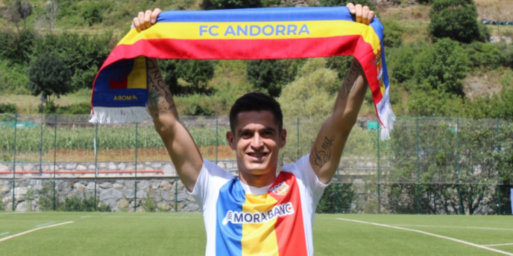 El jugador, Marc Pedraza.