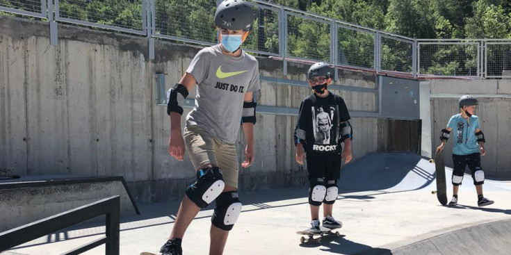 Els infants han pogut gaudir amb diverses activitats. / Comú la Massana