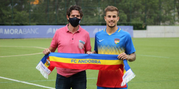 Jaume Nogués i Isma Cerro al Prada de Moles.