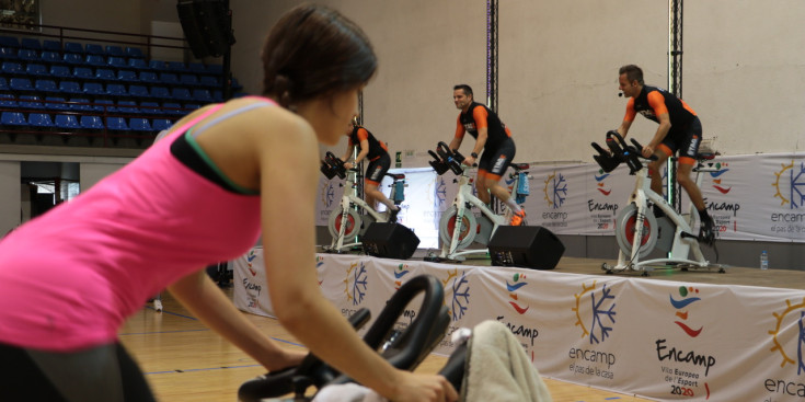 La 'masterclass de cycling' solidària d'Encamp, aquest dissabte.