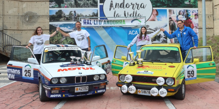 Participants al Ral·li d’Andorra Històric.