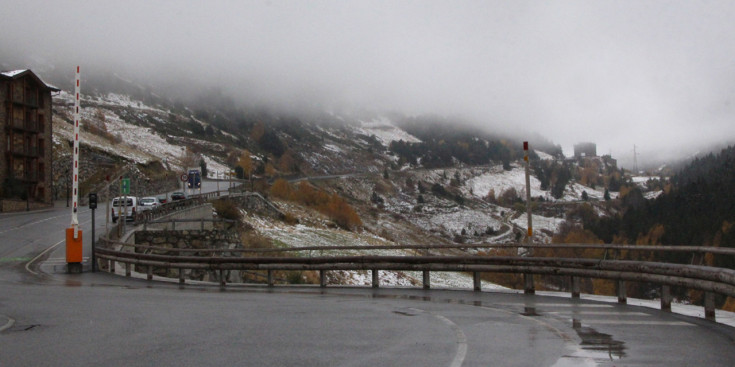 Una nevada a la zona de Soldeu.