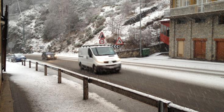 Una nevada a la zona de Canillo.