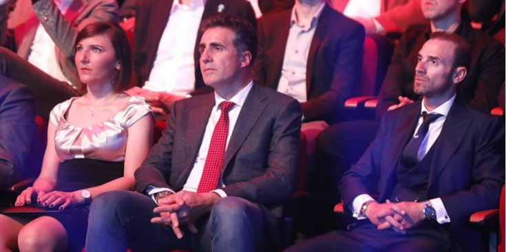 Miguel Indurain i Alejandro Valverde a la presentació d’aquesta edició.