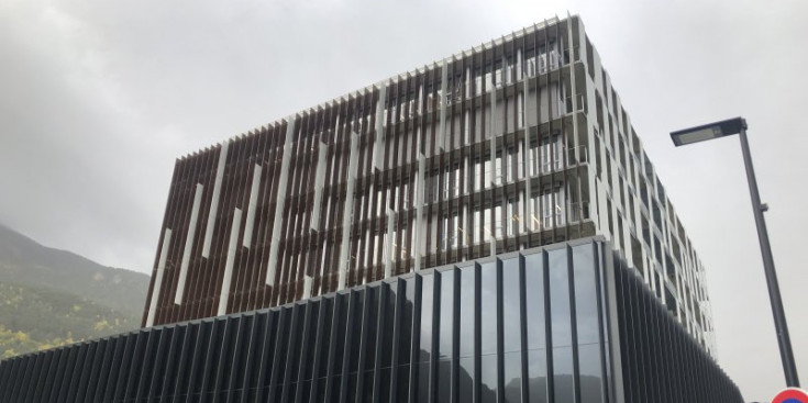 Una imatge d’arxiu de l’edifici de la nova seu de la Justícia a Andorra la Vella.