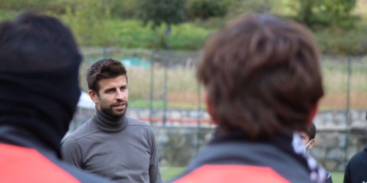 Gerard Piqué al Prada de Moles.