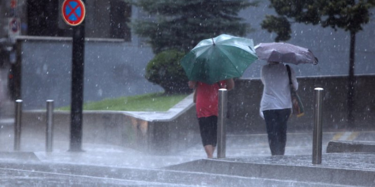 Foto d’arxiu d’un temporal.