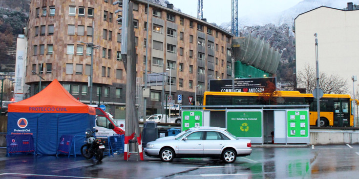 'Stop lab' mòbil a Andorra la Vella.