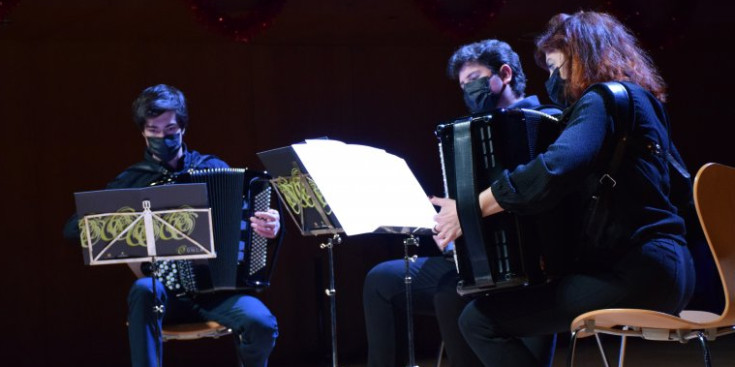 Instant del concert de Nadal a l’Auditori Nacional d’Andorra a Ordino.