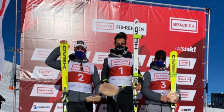 Joan Verdú torna a pujar al podi de Zinal.