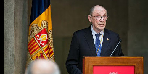 L'excap de Govern, Òscar Ribas, en un acte al Consell General el 2018.