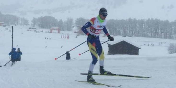 Irineu Esteve en una competició anterior a Toblach.