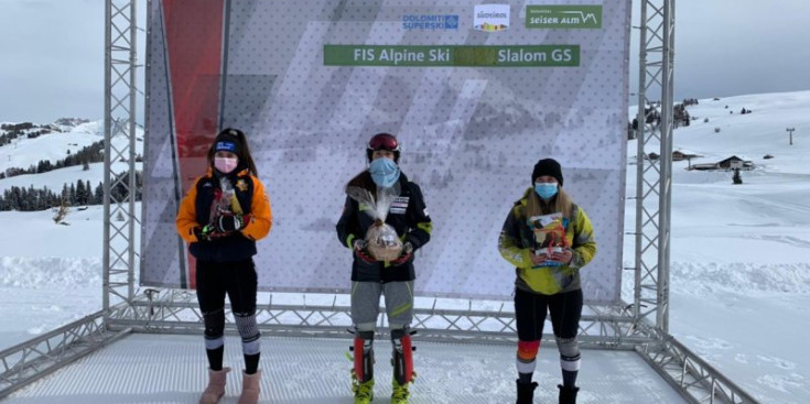 Carla Mijares a l’estació italiana.