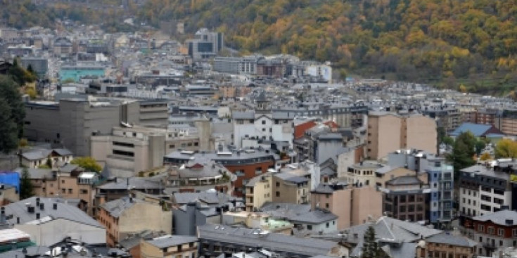 Una imatge d’Andorra la Vella.