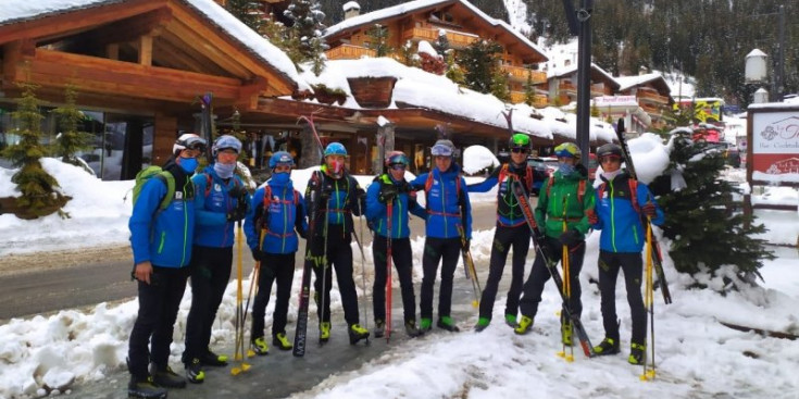 L’equip andorrà a Verbier.