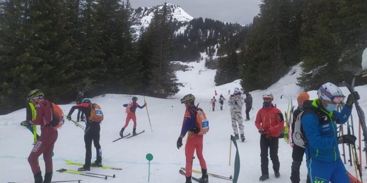 Prova individual a Flaine.