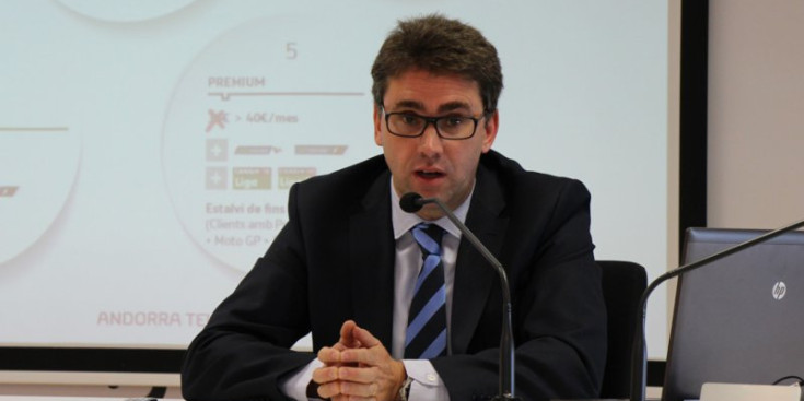 Carles Casadevall, director de Relació amb el Client i Màrqueting d’Andorra Telecom