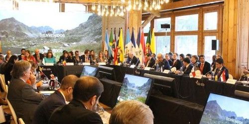 La primera reunió de ministres d'Afers Exteriors iberoamericans celebrada a Soldeu.