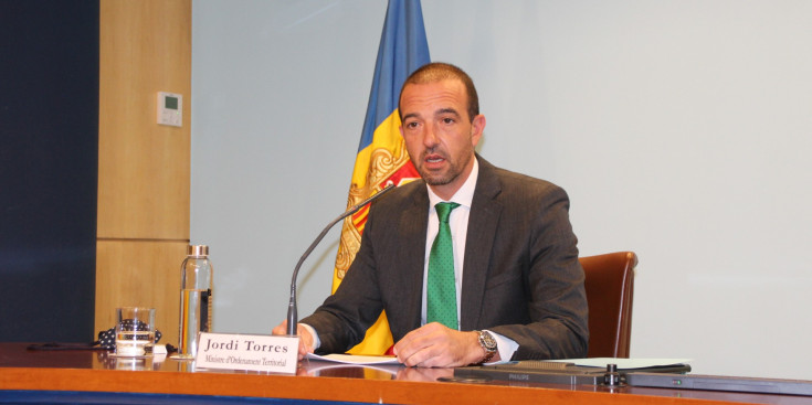 Jordi Torres, ministres d'Ordenament Territorial.