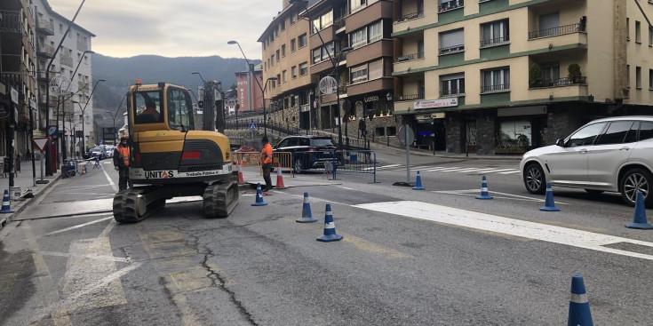 Les obres de la nova rotonda s’estan fent aquests dies.