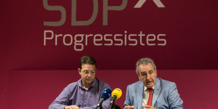 Jaume Bartumeu i Josep Lluís Donsión, president i secretari d’SDP.