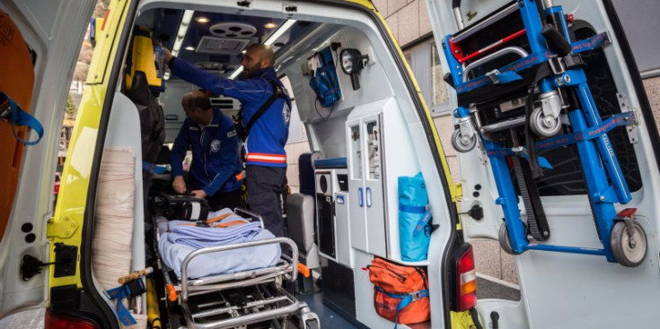 Imatge d’arxiu de l’interior d’una ambulància.