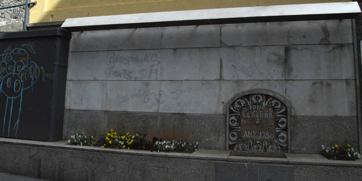 La font del carrer de la Llacuna.