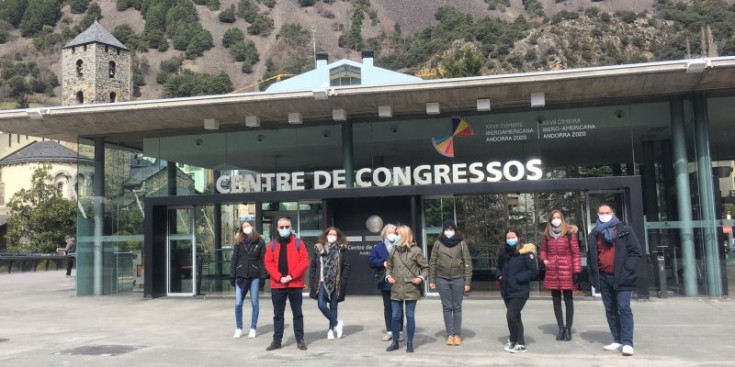 La visita al Centre de Congressos de l’Andorra Convention Bureau.