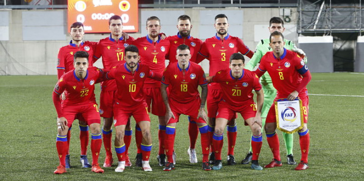 L’11 inicial d’Andorra contra Albània