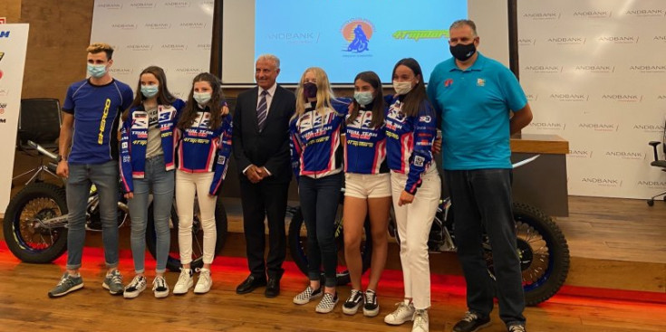 L’Andorra Women Trial Team a l’Andbank.