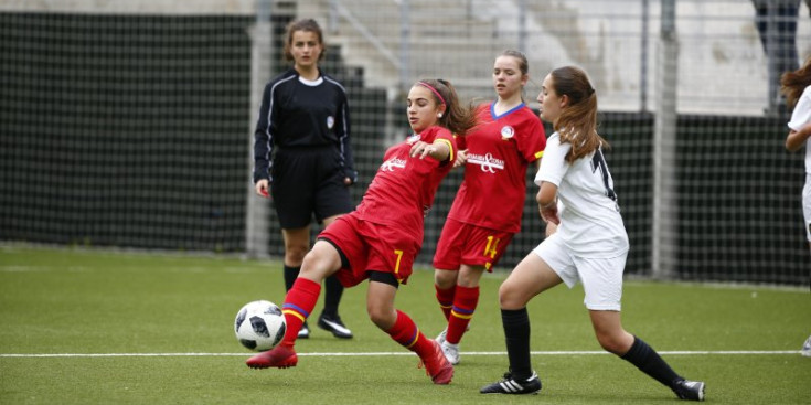 Un partit de l’Enfaf femení.