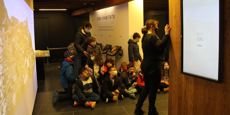 Visita dels alumnes de l’escola andorrana d’Escaldes-Engordany.