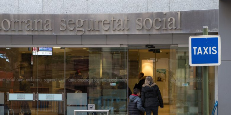 La seu de la Caixa Andorrana de Seguretat Social.