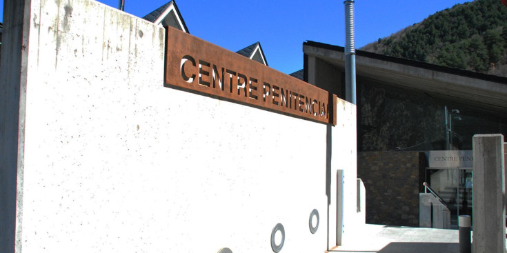 Entrada del Centre penitenciar.