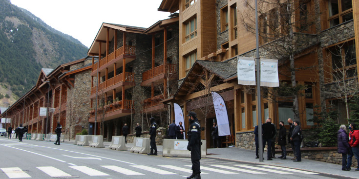 El complex hoteler on es desenvolupa la Cimera Iberoamericana.