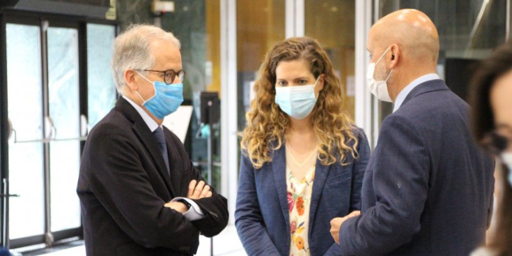 Josep Maria Piqué, Eva Heras, i Joan Martínez Benazet.