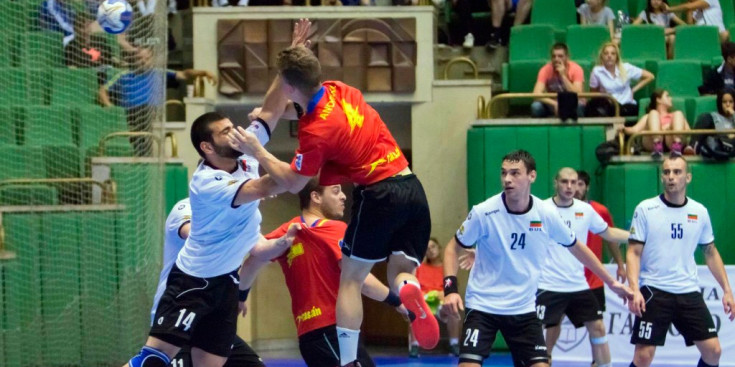 La selecció en un partit passat.