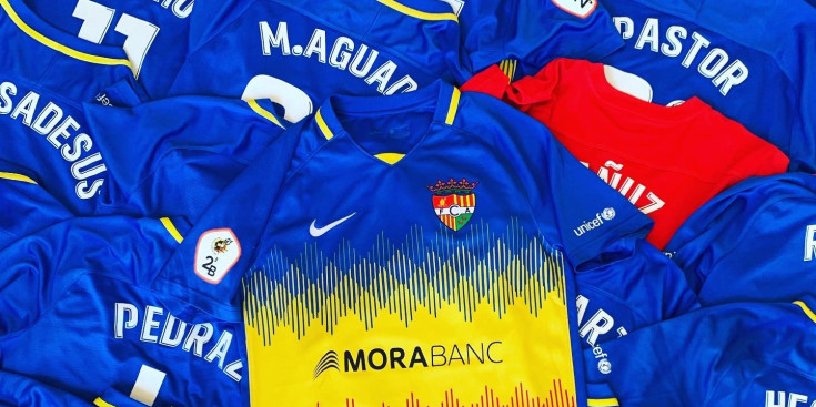 Les samarretes de l’FC Andorra.