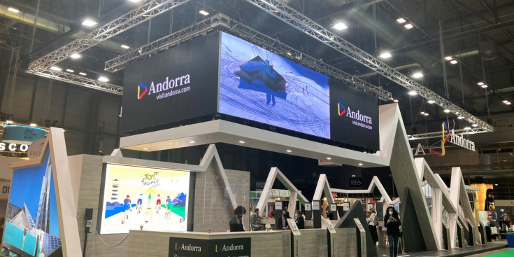 Aquest és l'estand d'Andorra a Fitur.