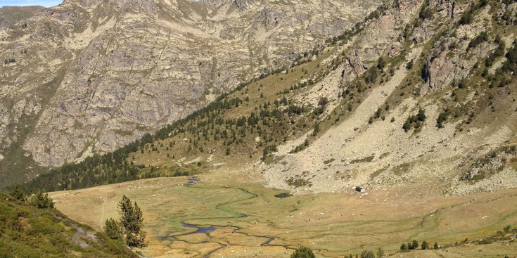 Les basses de Siscaró, a tocar de la vall d'Incles.