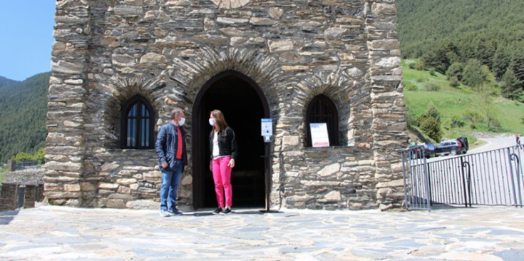 Josep Majoral i Mireia Codina, al Santuari de Canòlich.