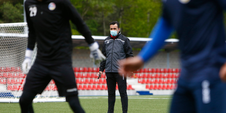 Álvarez de Eulate en un entrenament aquesta setmana de la selecció.