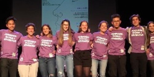 Els alumnes de l’escola andorrana de batxillerat que han participat.