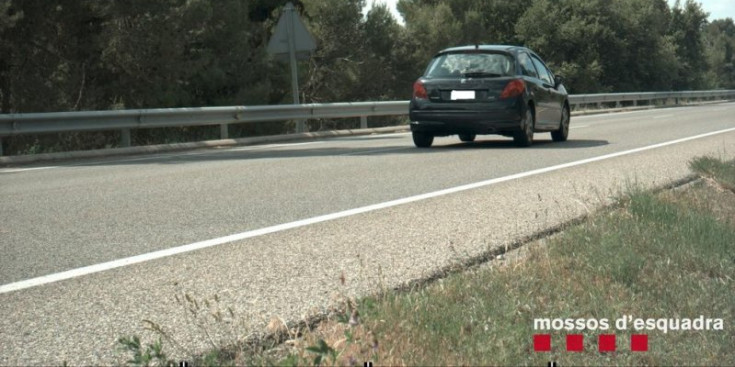 El cotxe andorrà caçat a 181 km/h