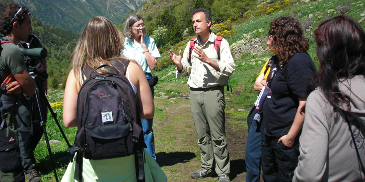 Una sortida en el marc del Festival de la Flora al Pirineu.