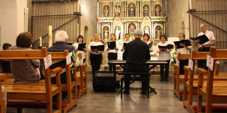 Concert de primavera de la Coral Casamanya a l'església parroquial d'Ordino.
