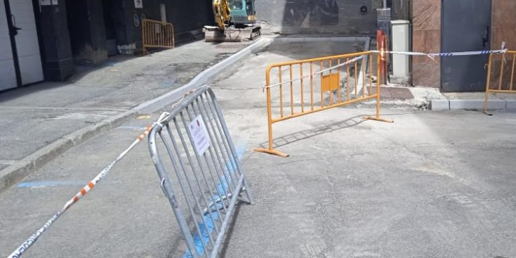 El carrer Maià del Pas de la Casa, on es faran els treballs de pavimentació