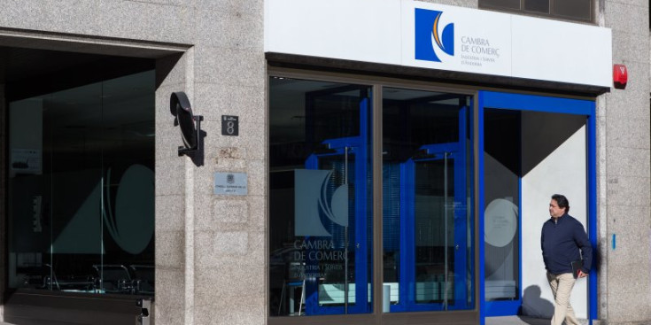 Les oficines de la Cambra del Comerç a Andorra la Vella.